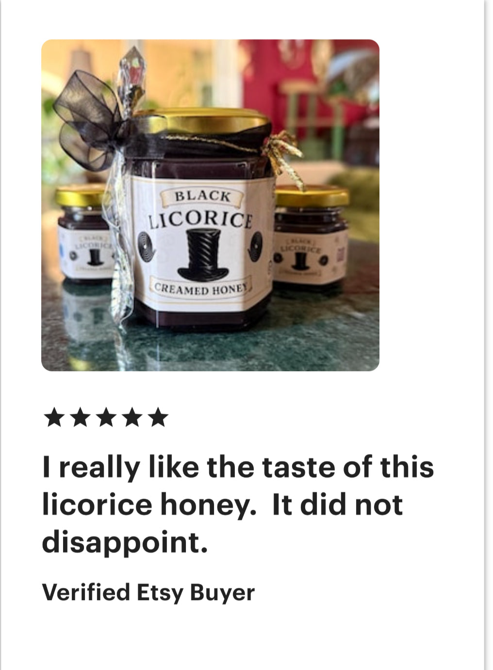Gourmet Black Licorice Creamed Honey Gift – Bold, Sweet, and Unforgettable Flavor for True Licorice Lovers - The Creamed Honey Shop