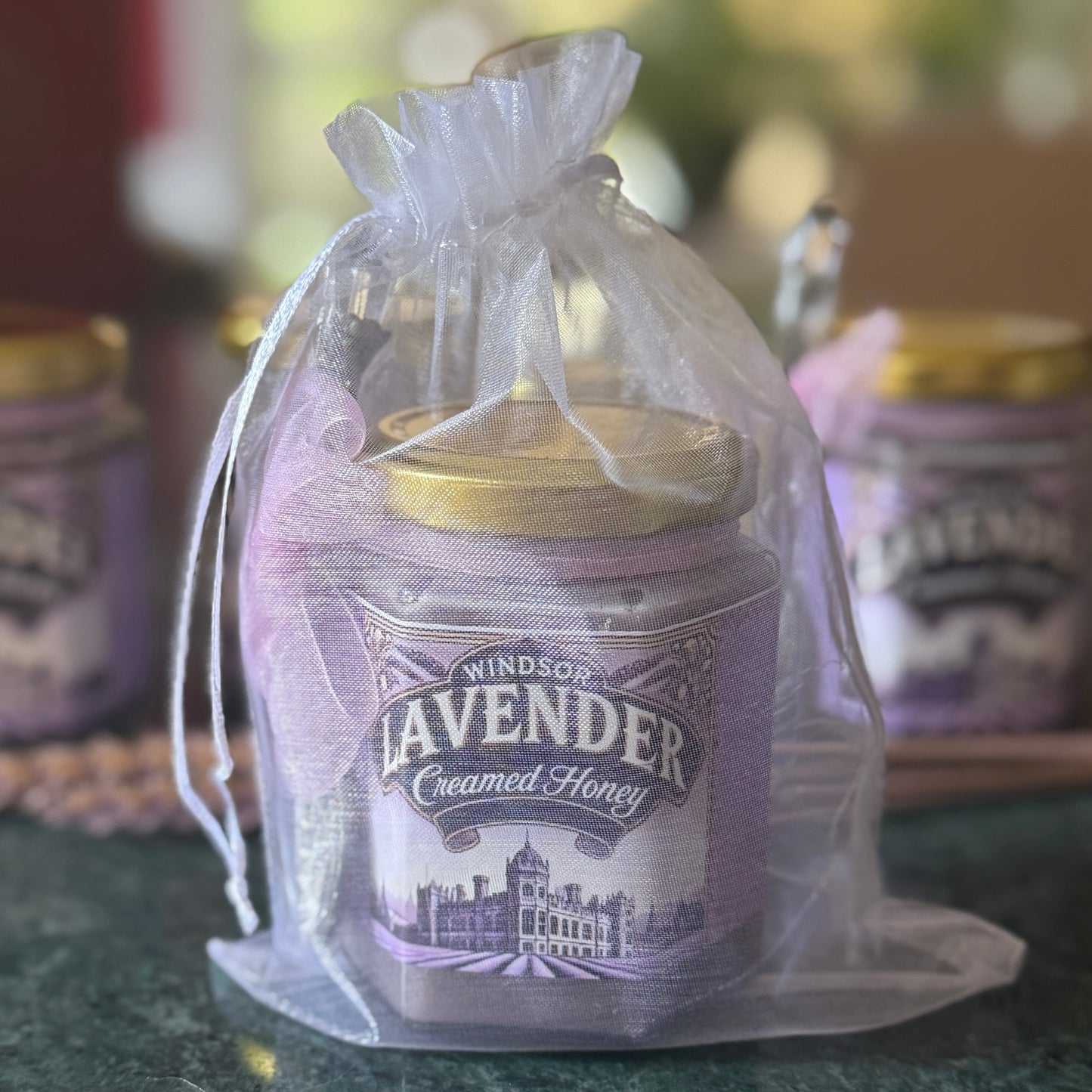Gift-ready artisan floral honey with lavender infusion