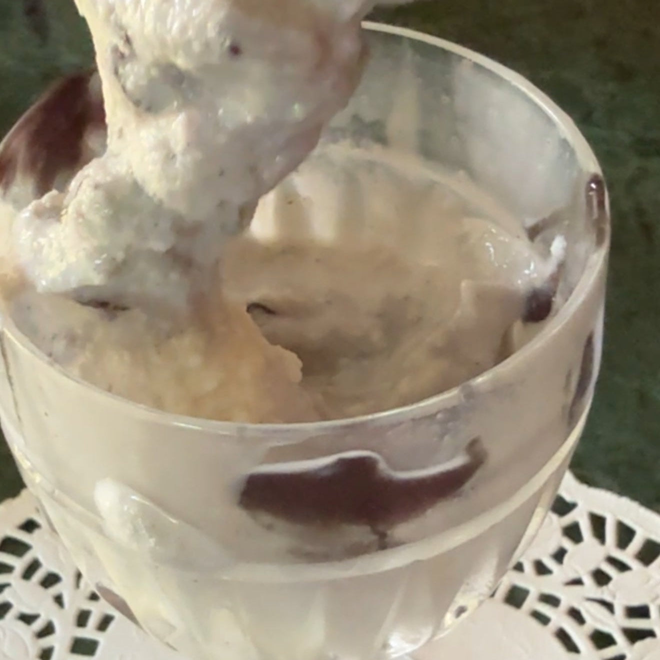 Black Licorice Creamed Honey blended into a milkshake with whipped cream—nostalgic dessert idea.