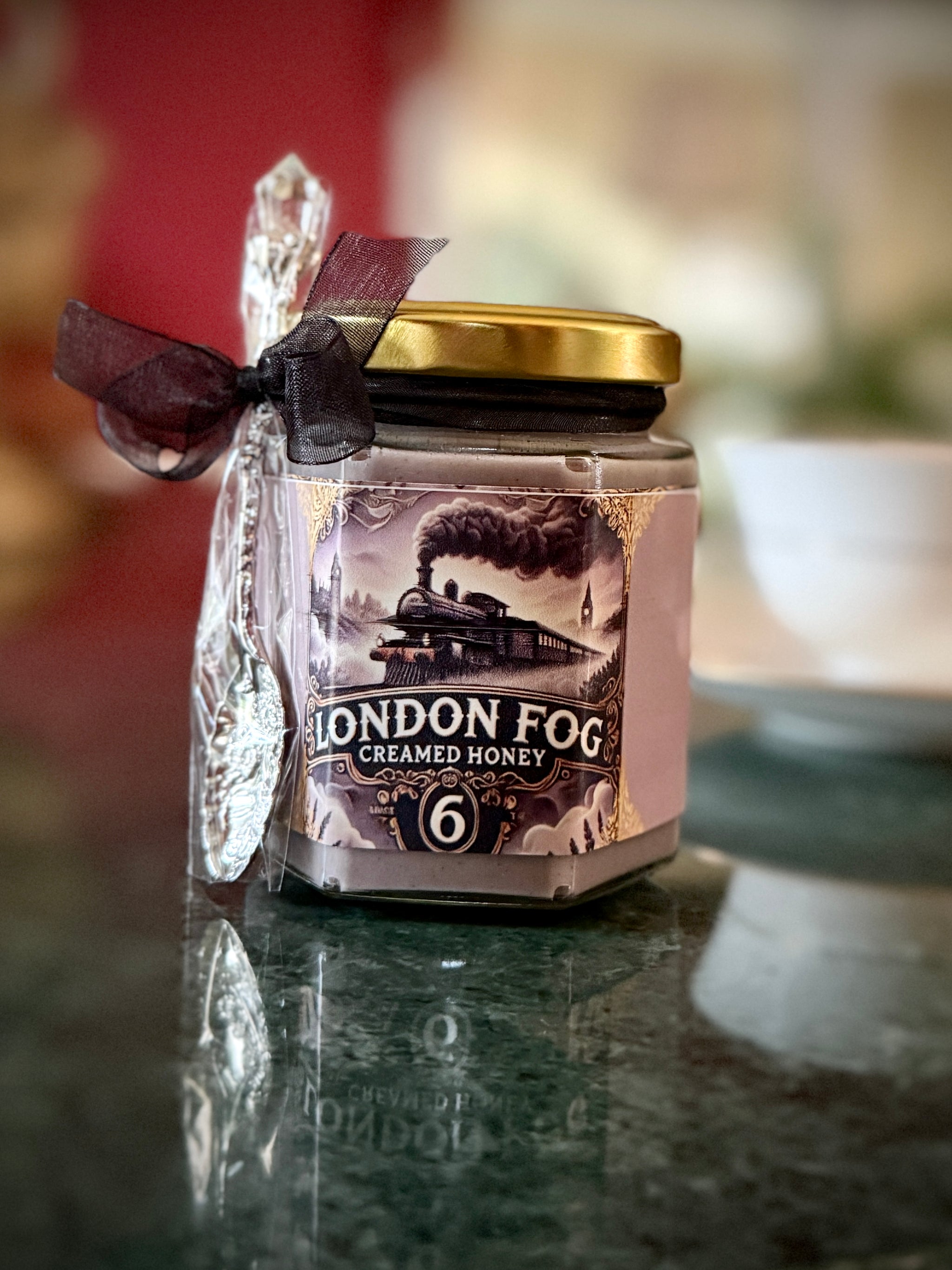 Limited Edition London Fog Earl Grey Latte Creamed Honey – Elegant Gift for Tea Lovers"